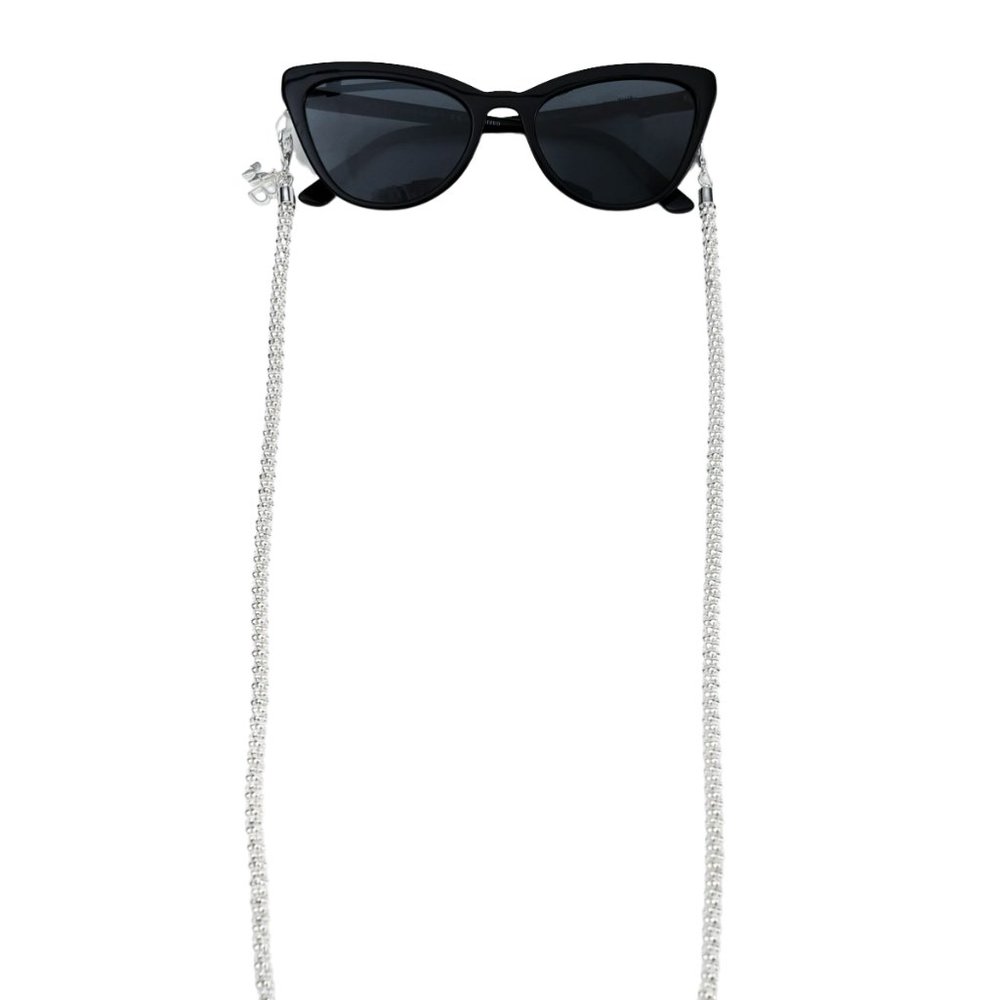 Glasses/Eyeglasses Holder 18K Plated Silver